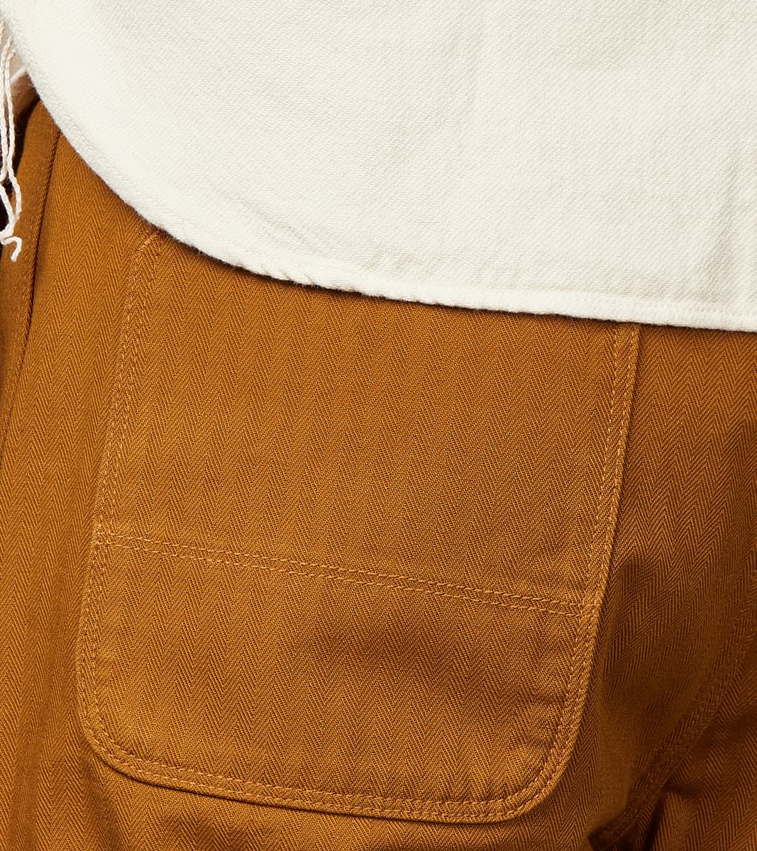 Ortega Pant - 13oz Japanese Herringbone Twill - Rust
