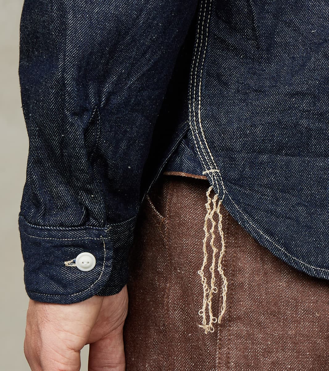 SJWS-SC01W 10oz Japanese Samurai Cotton Indigo Denim Work Shirt