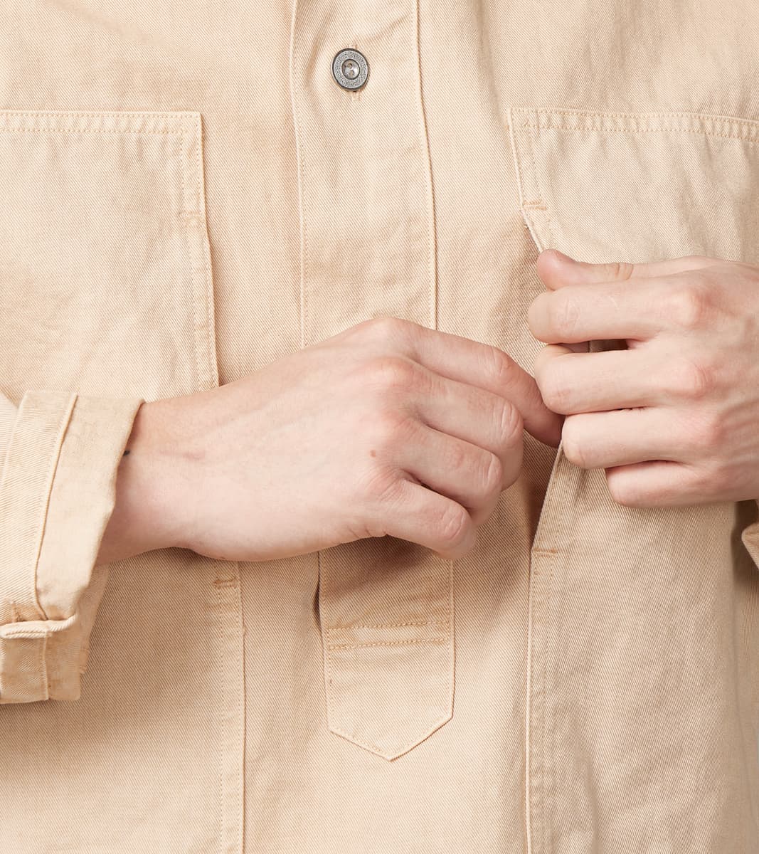 Lot. 326 US Army M-35 Pullover - Chino Cloth - Yakusugi Dyed Beige
