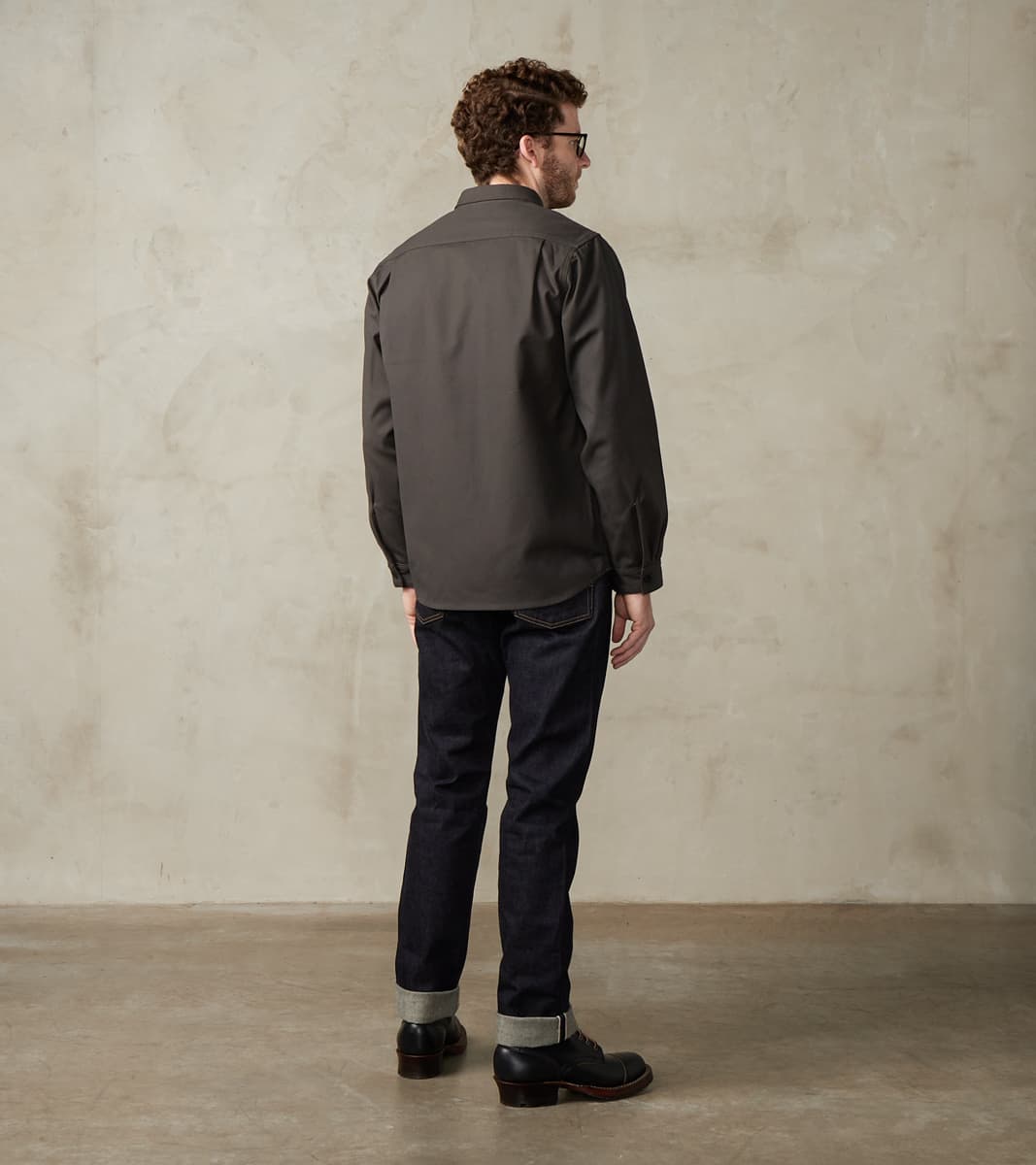 888S-142 - High Rise Relaxed Tapered - 14oz Indigo