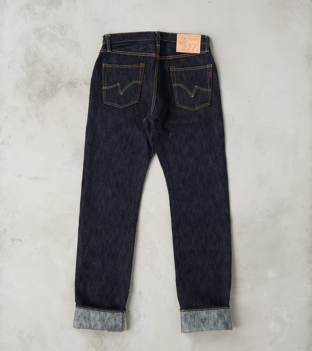 888S-SLB - High Rise Relaxed Tapered - 16oz Slubby Indigo
