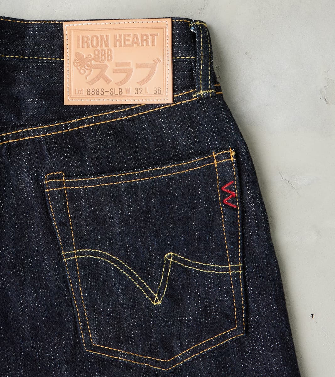 888S-SLB - High Rise Relaxed Tapered - 16oz Slubby Indigo
