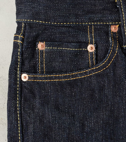 888S-SLB - High Rise Relaxed Tapered - 16oz Slubby Indigo