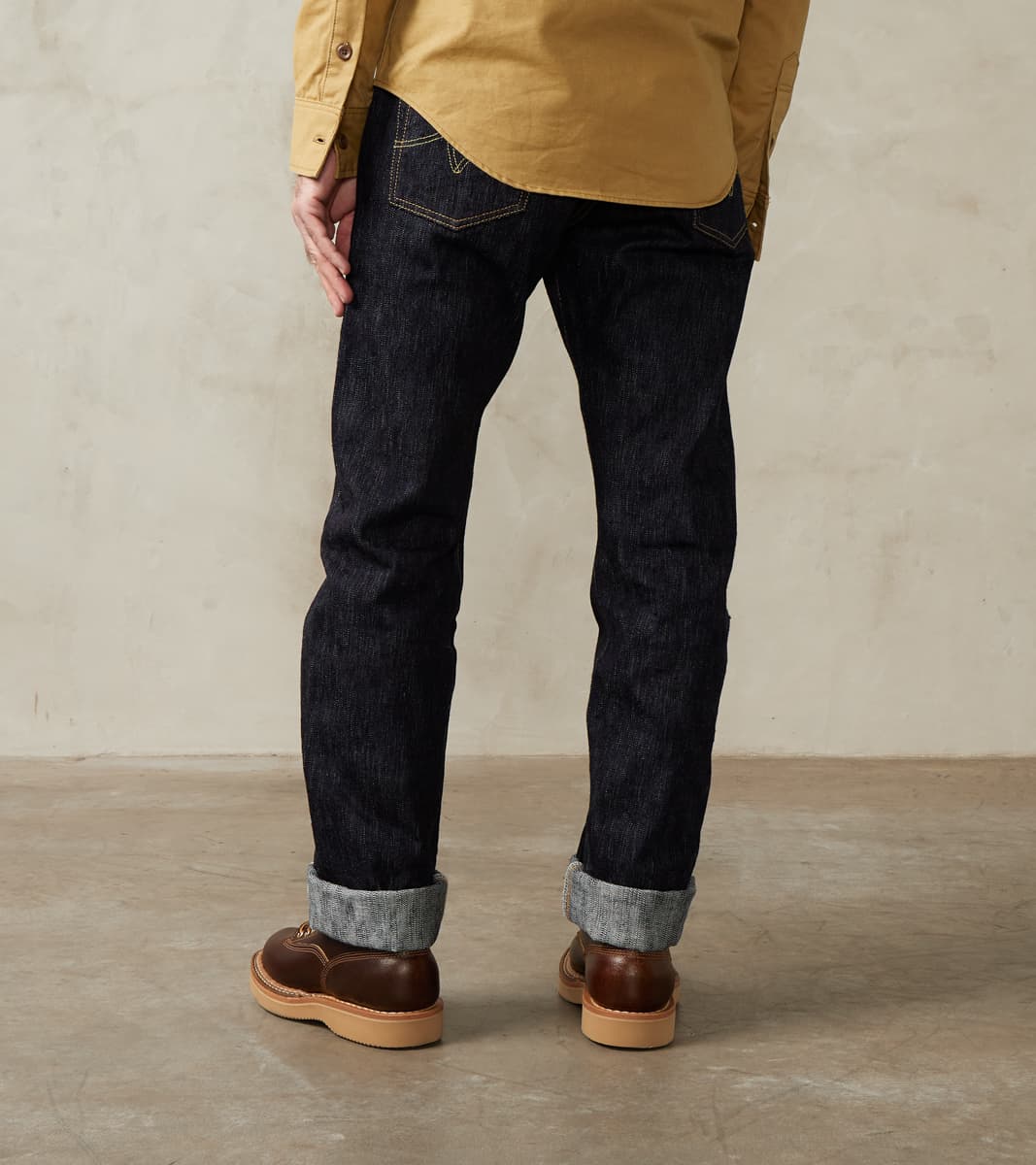 888S-SLB - High Rise Relaxed Tapered - 16oz Slubby Indigo