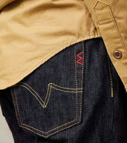 888S-SLB - High Rise Relaxed Tapered - 16oz Slubby Indigo