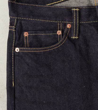 888S-142 - High Rise Relaxed Tapered - 14oz Indigo
