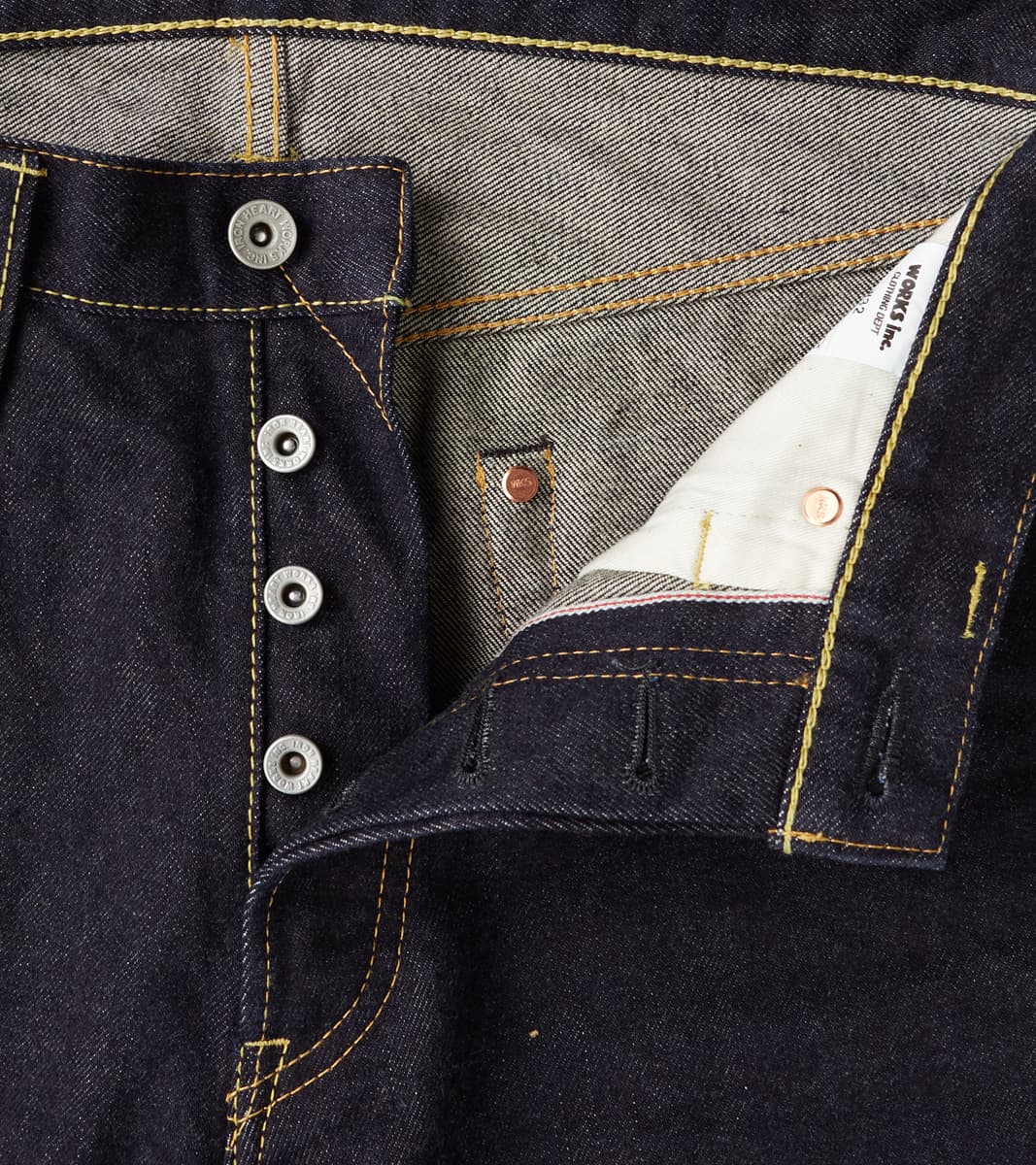888S-142 - High Rise Relaxed Tapered - 14oz Indigo