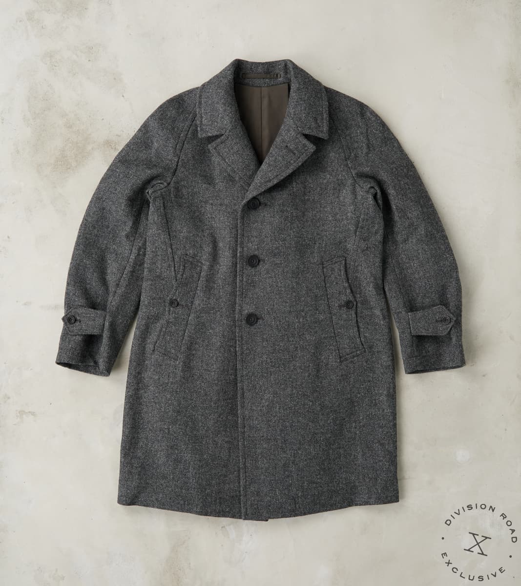 MotivMfg x Division Road Swiss Army Officer Coat - Fox Brothers® Fox Brothers® Gr…