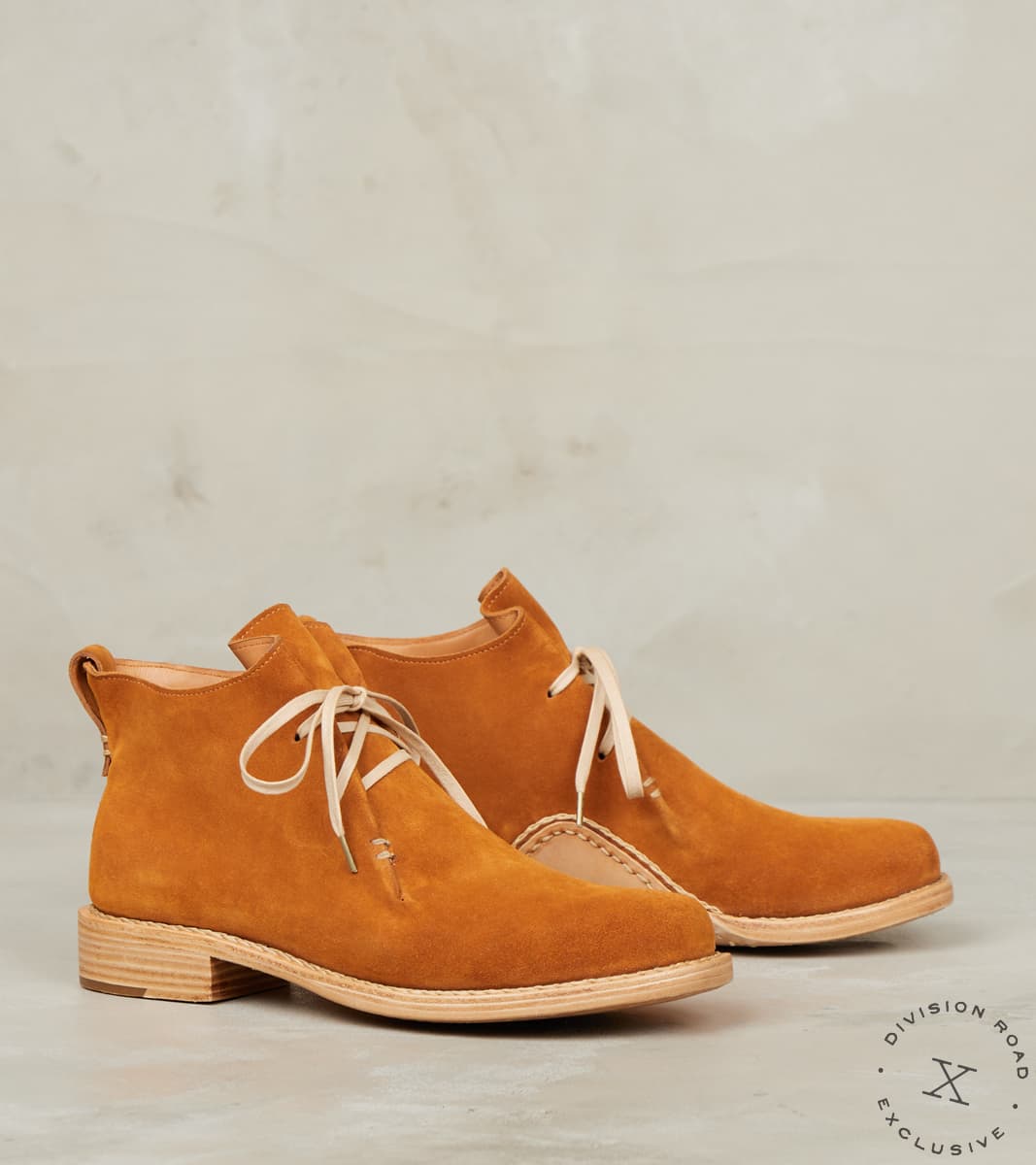 Arch Support Project x Division Road Double Fold - Leather ASP Sole - Clay Calf Suede