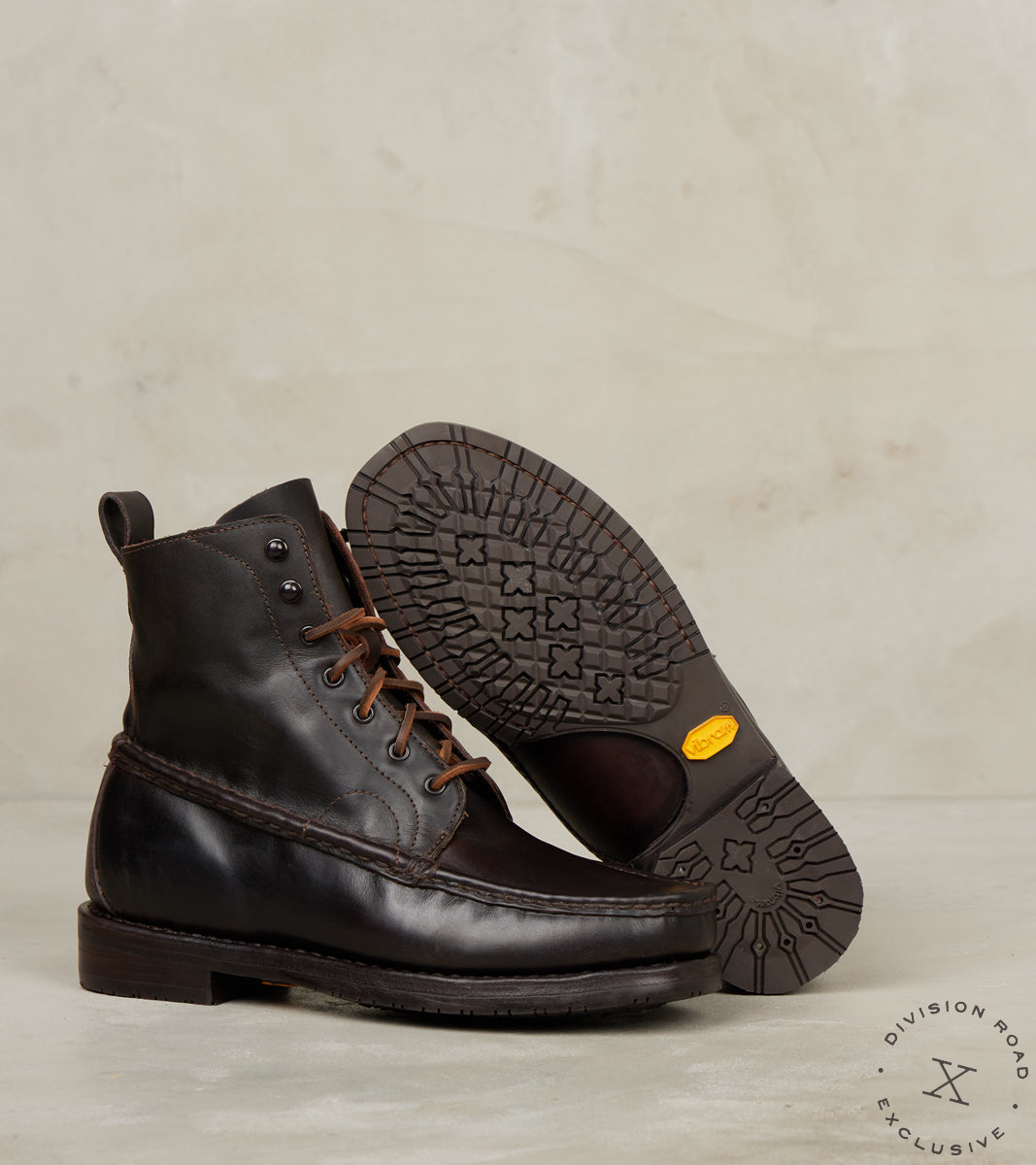 Hunter Moc - Vibram ASP Neo Lug - Heinen Espresso Brown