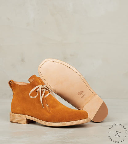 Double Fold - Leather ASP Sole - Clay Calf Suede