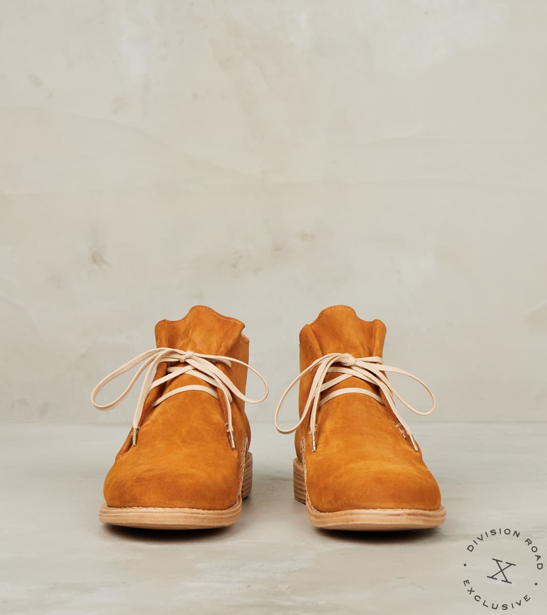 Double Fold - Leather ASP Sole - Clay Calf Suede