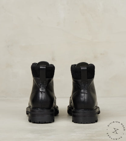 Military Moc High - Vibram ASP Gumlite - Nero Vachetta 800 Calf