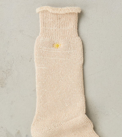 Go Hemp Organic Cotton Thick Pile Crew - Wheat