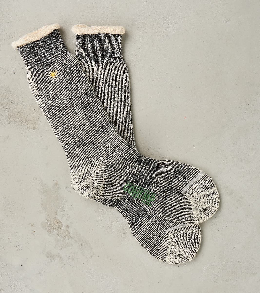 Anonymous Ism Go Hemp Organic Cotton Thick Pile Crew - Black