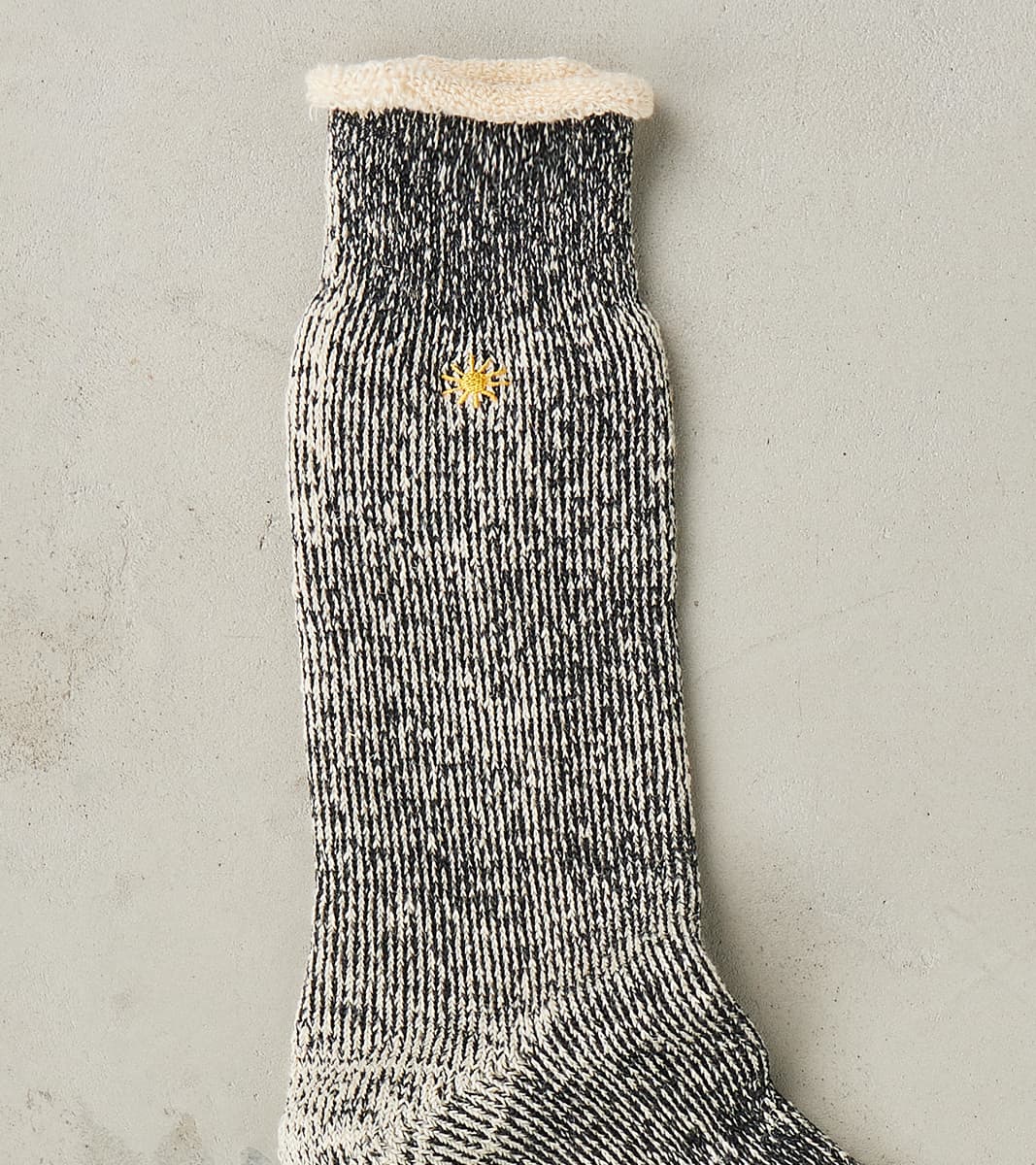 Go Hemp Organic Cotton Thick Pile Crew - Black