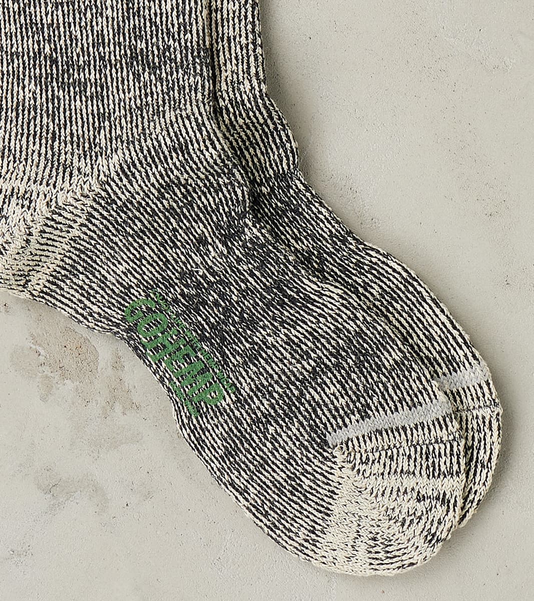 Go Hemp Organic Cotton Thick Pile Crew - Black