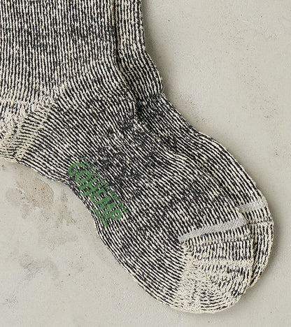 Go Hemp Organic Cotton Thick Pile Crew - Black
