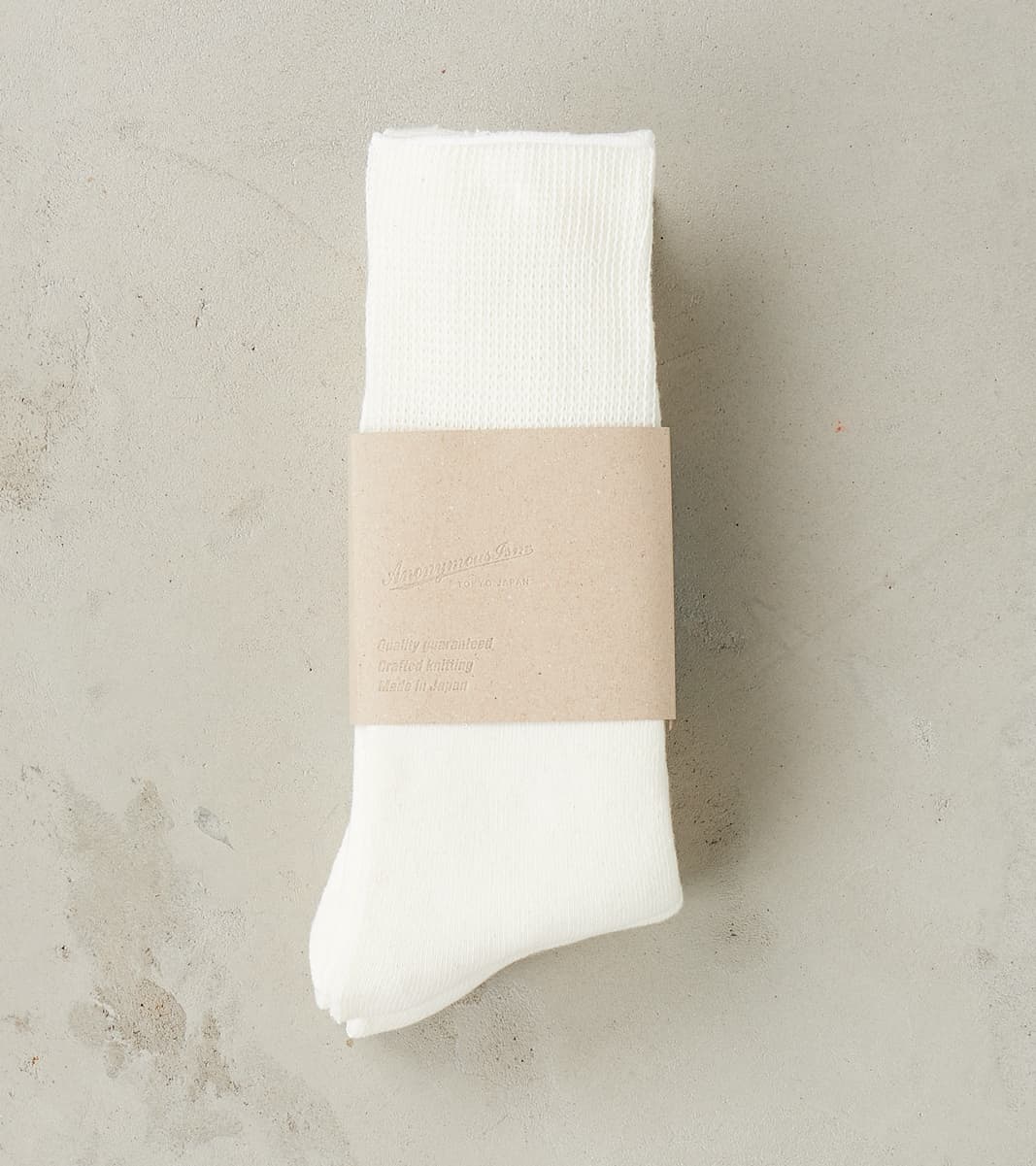 Anonymous Ism Full Pile Cotton Crew - 2 Pack - Off White
