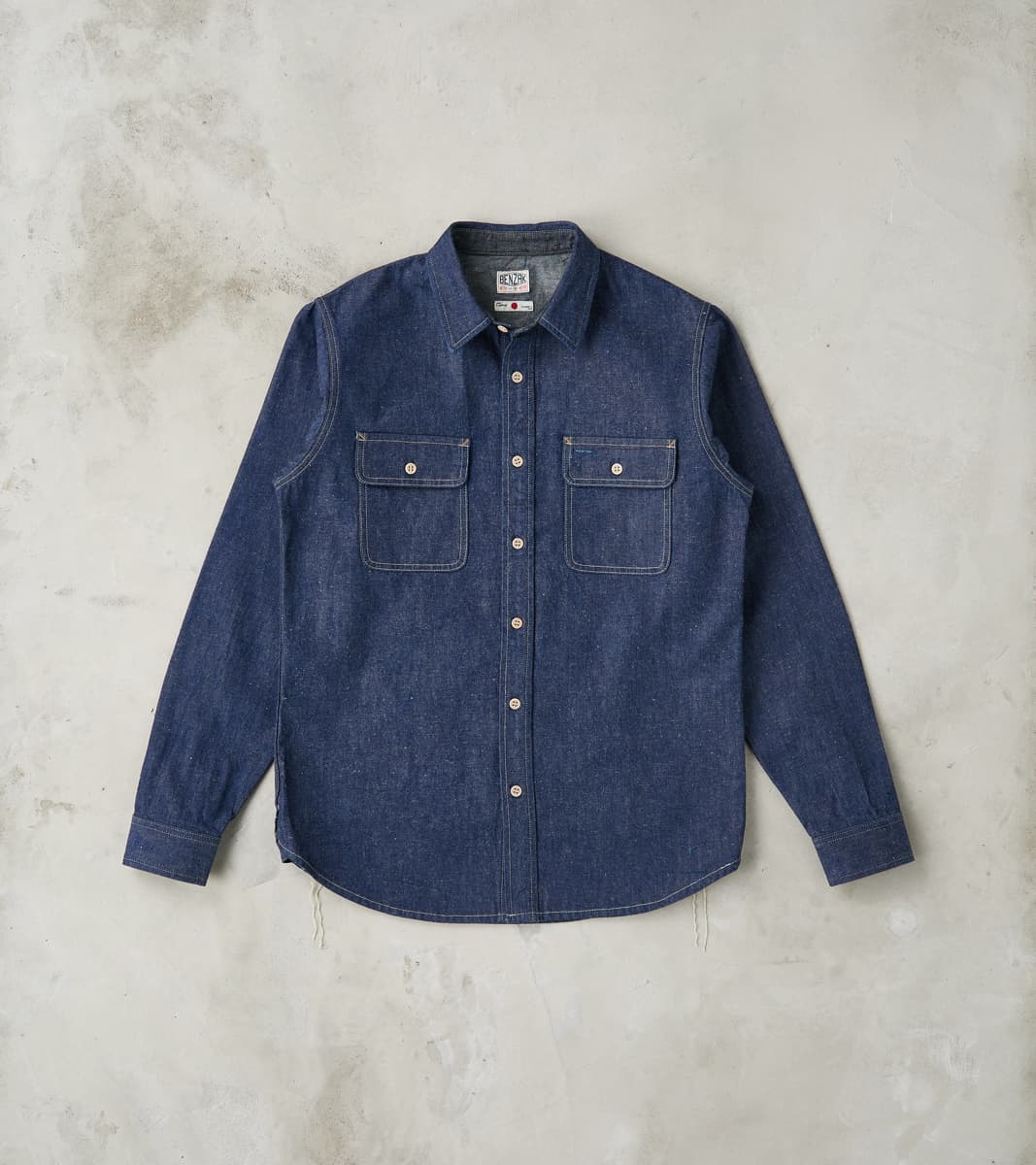 Benzak - BWS-06 - Worker Shirt - 9.5oz Union Denim