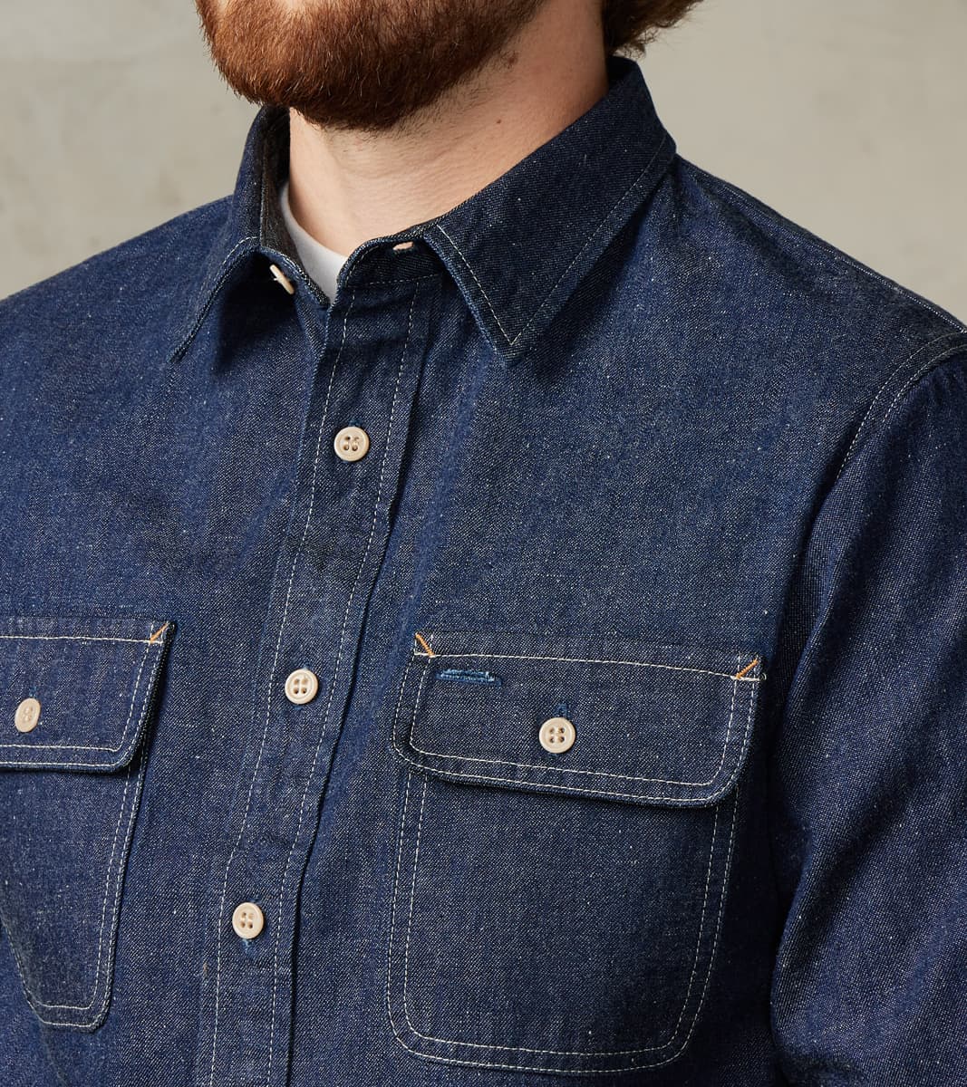 BWS-06 - Worker Shirt - 9.5oz Union Denim