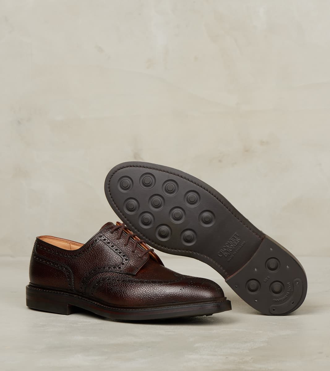 Pembroke - 325 - Dainite - Dark Brown Scotch Grain Calf