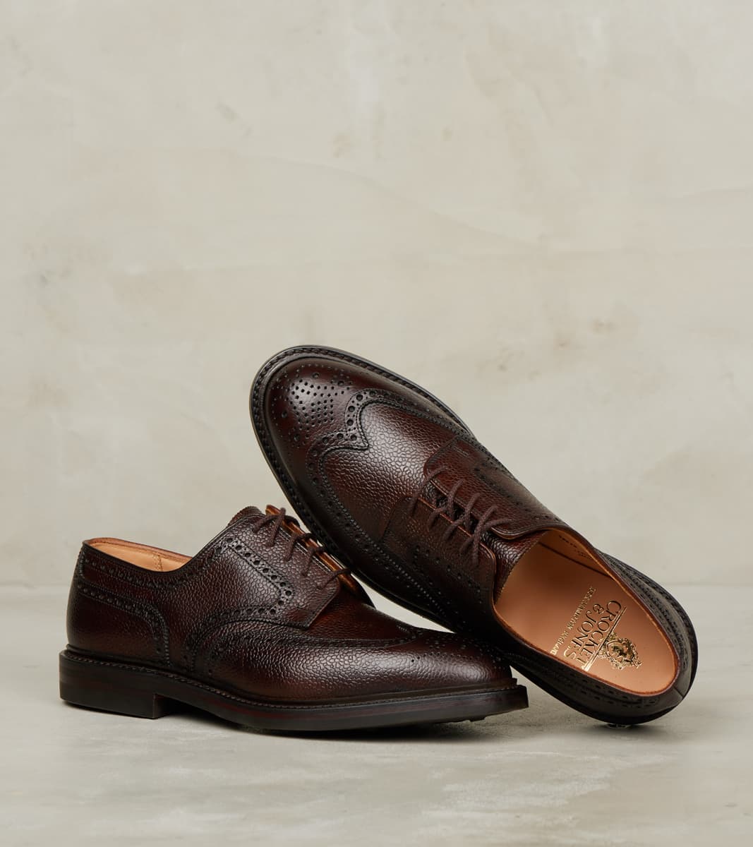 Pembroke - 325 - Dainite - Dark Brown Scotch Grain Calf