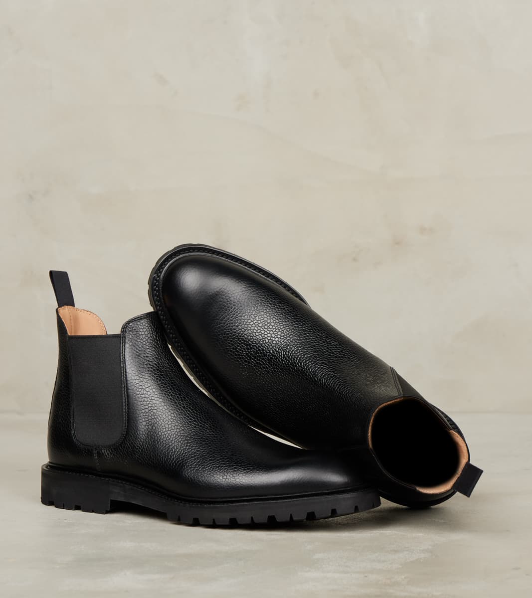 Chelsea 11 - 335 - Vibram Carrarmato - Black Scotch Grain Calf