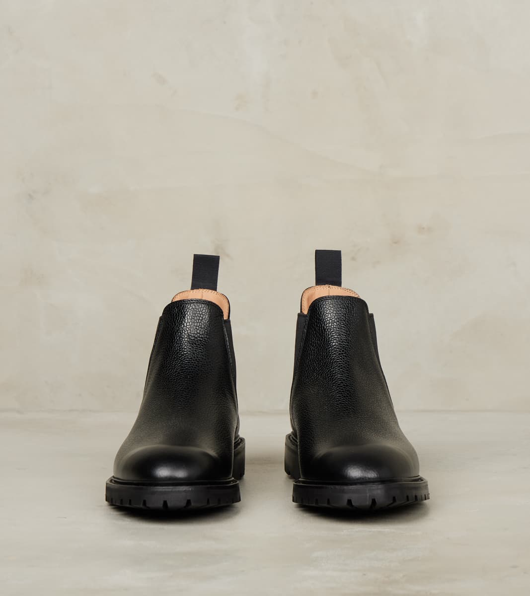 Chelsea 11 - 335 - Vibram Carrarmato - Black Scotch Grain Calf