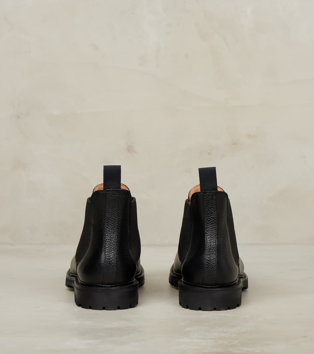 Chelsea 11 - 335 - Vibram Carrarmato - Black Scotch Grain Calf