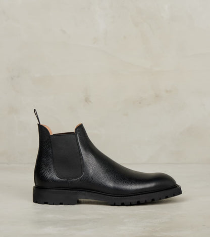 Crockett & Jones Chelsea 11 - 335 - Vibram Carrarmato - Black Scotch G…