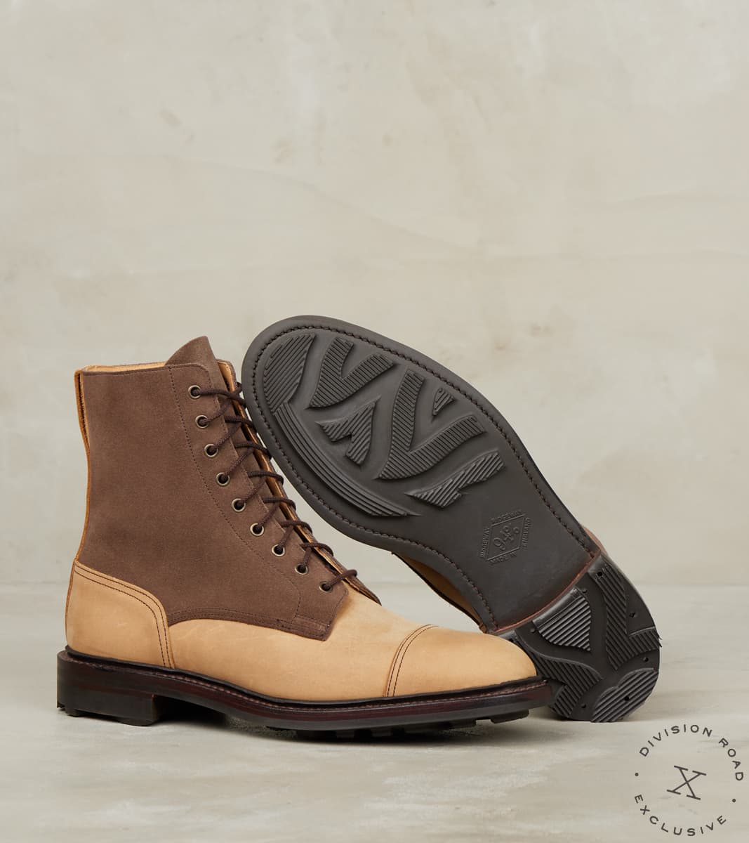 Moray - 378 - Ridgeway - Bronze Oiled Sides & Slate Calf Suede