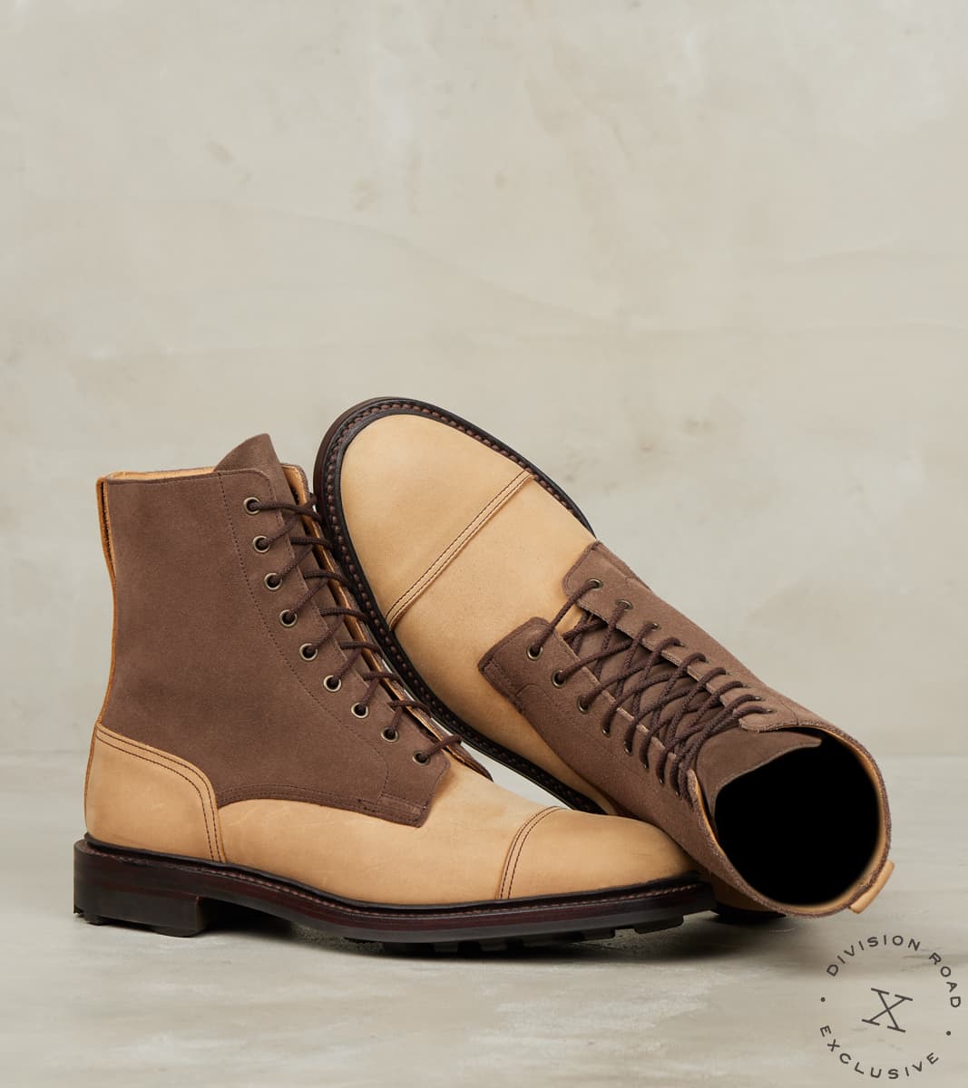 Moray - 378 - Ridgeway - Bronze Oiled Sides & Slate Calf Suede