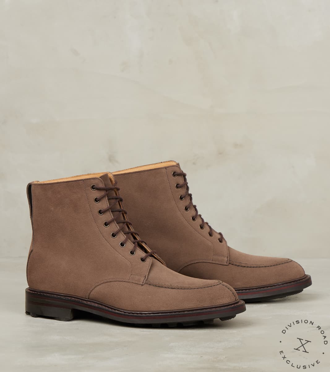 Crockett & Jones x Division Road Indiana - 378 - Ridgeway - Slate Calf Suede
