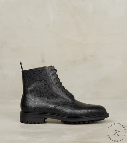 Crockett & Jones x Division Road Coniston - 325 - Commando - Black Scotch Grain C…