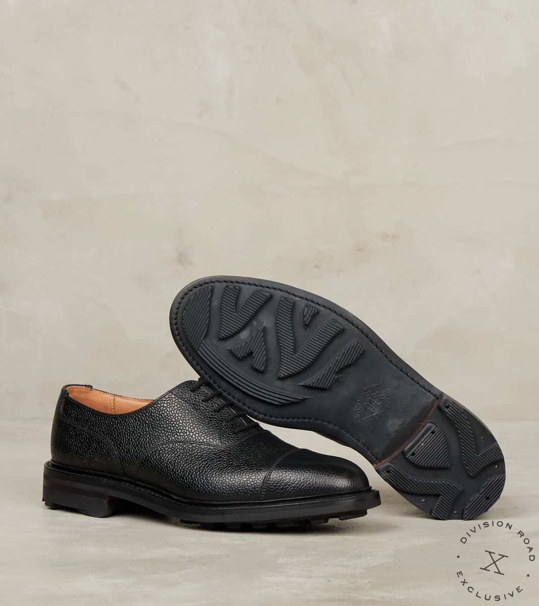 Exeter - 375 - Ridgeway - Black Scotch Grain Calf