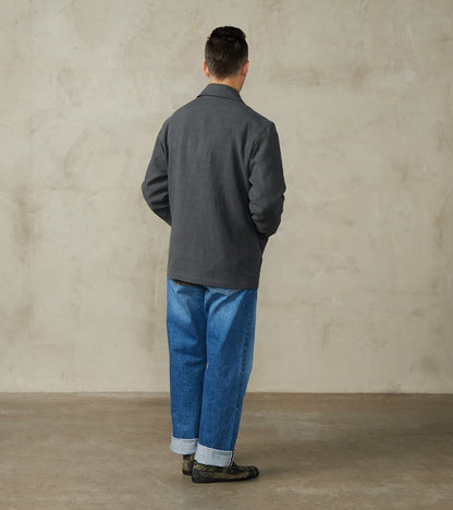 Belgium Linen & Wool Traveler Jacket - Anthracite