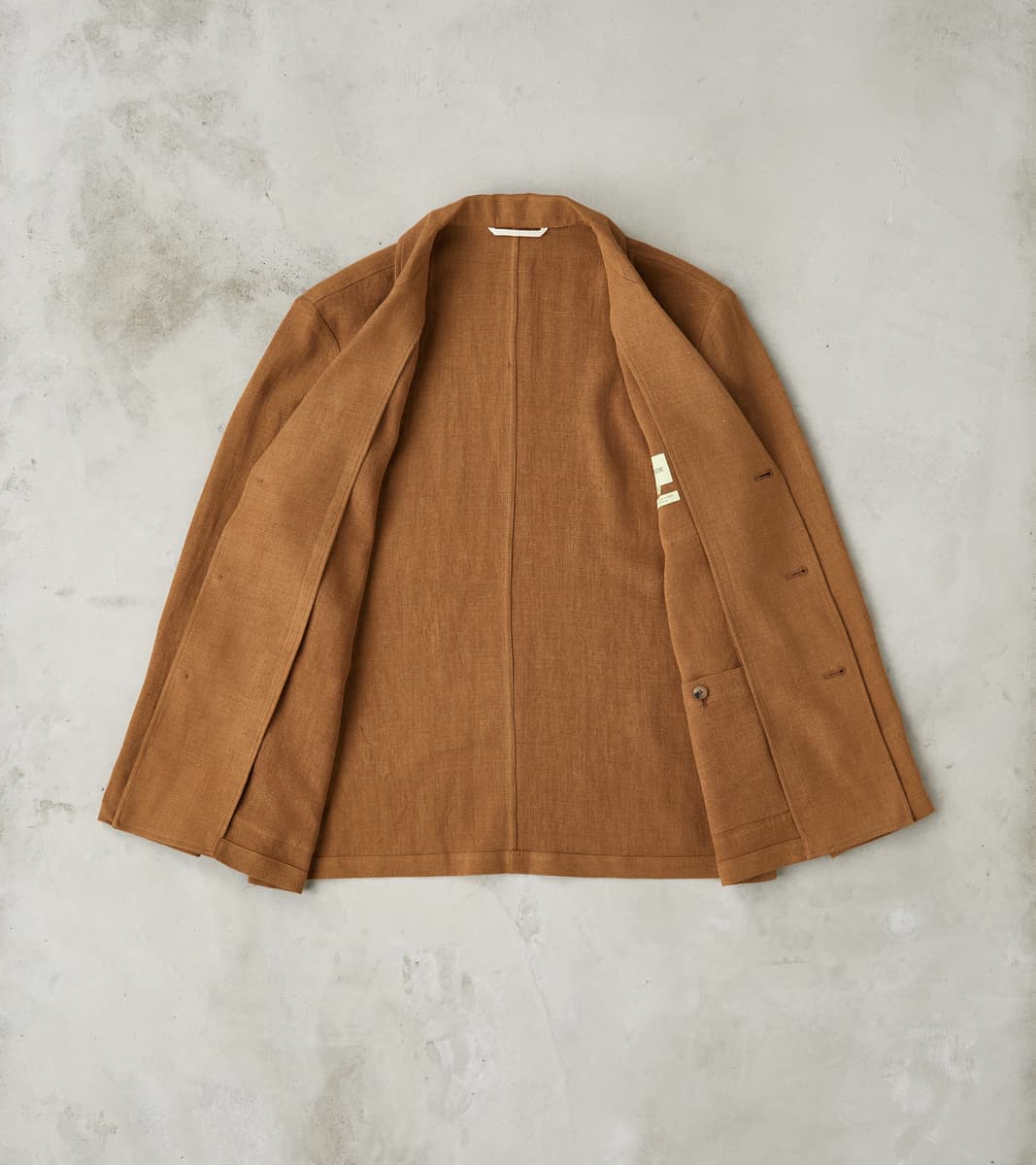 Belgium Linen & Wool Traveler Jacket - Cinnamon