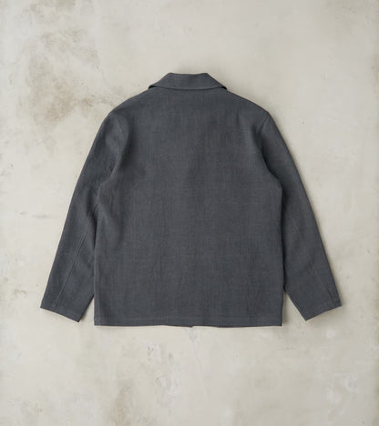 Belgium Linen & Wool Traveler Jacket - Anthracite