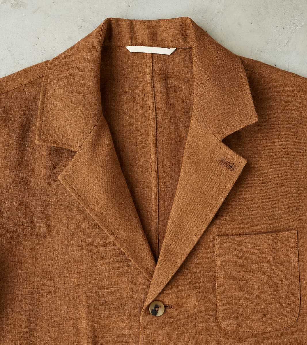 Belgium Linen & Wool Traveler Jacket - Cinnamon
