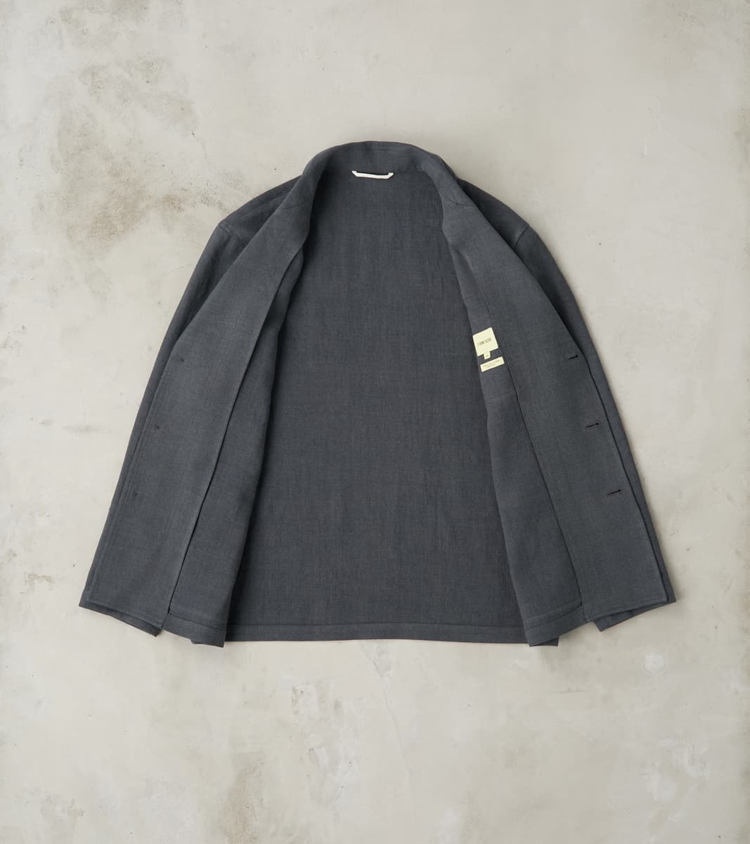 Belgium Linen & Wool Traveler Jacket - Anthracite