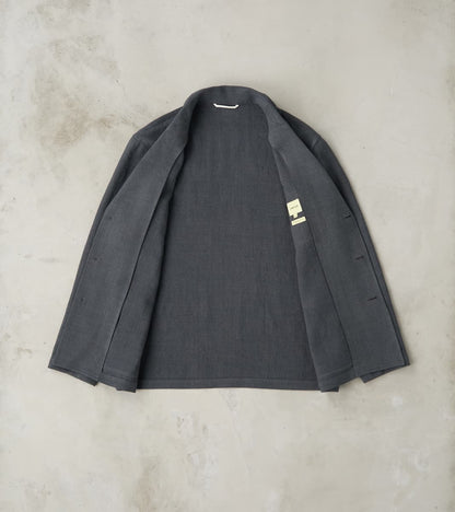 Belgium Linen & Wool Traveler Jacket - Anthracite