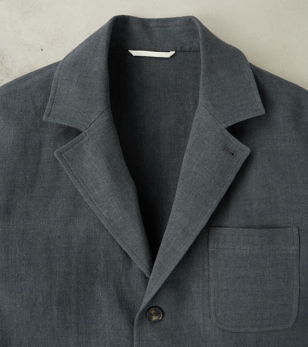 Belgium Linen & Wool Traveler Jacket - Anthracite