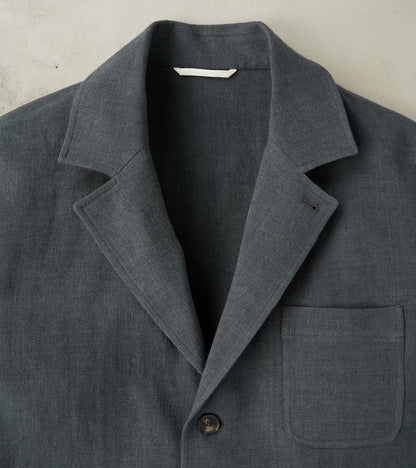 Belgium Linen & Wool Traveler Jacket - Anthracite