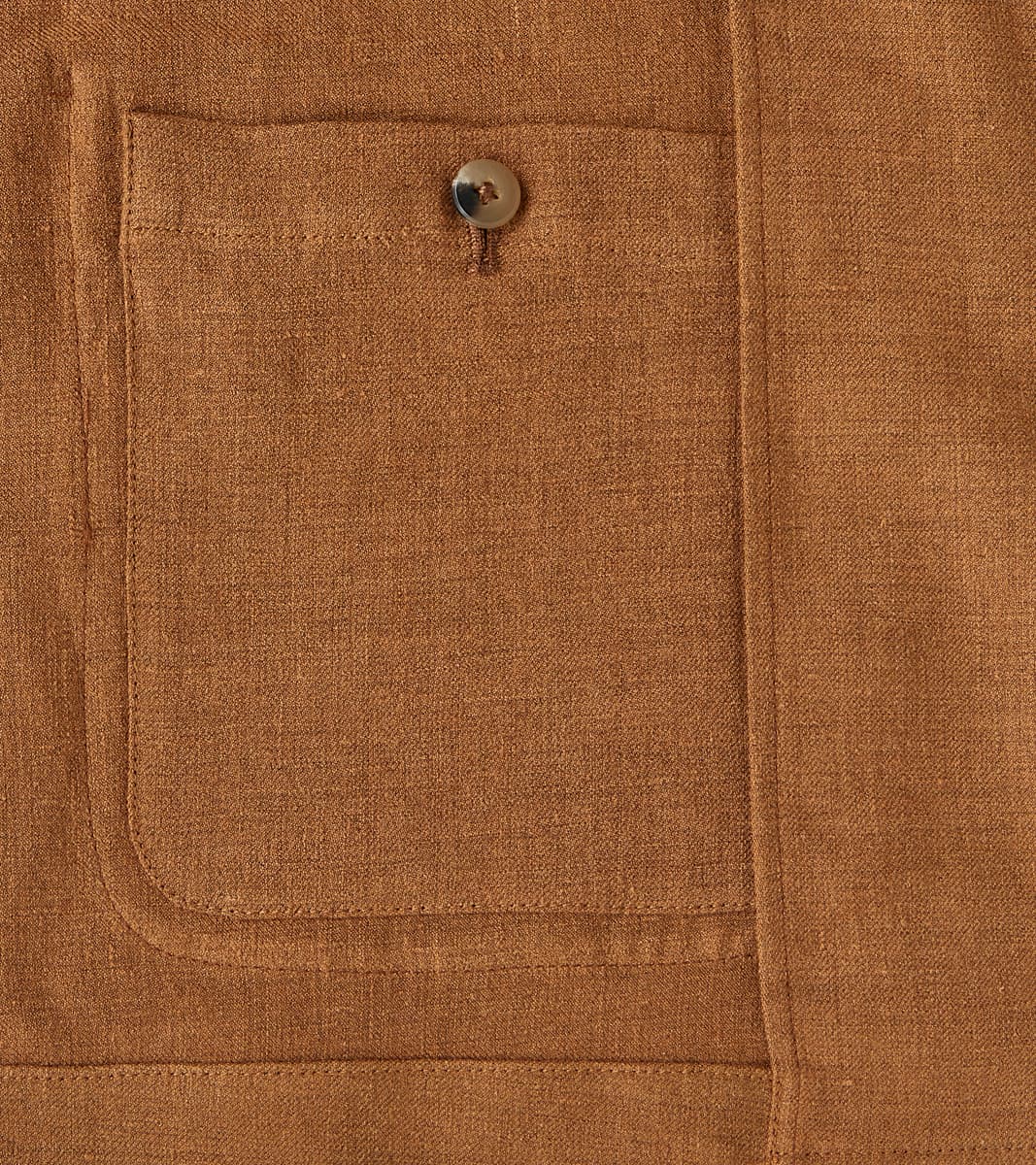 Belgium Linen & Wool Traveler Jacket - Cinnamon
