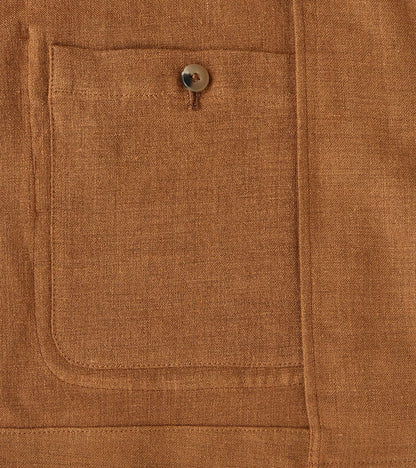 Belgium Linen & Wool Traveler Jacket - Cinnamon