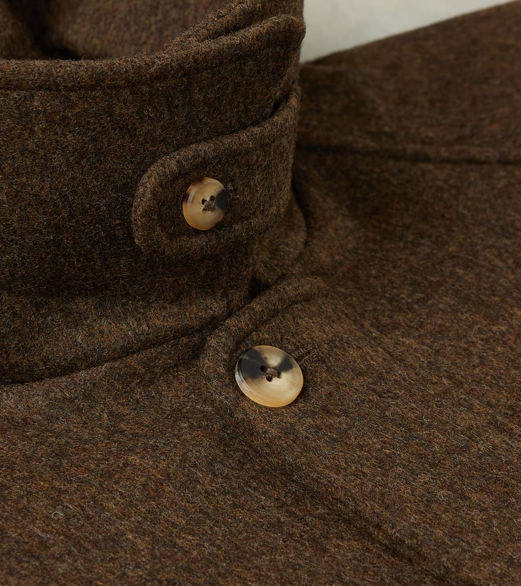 Austrian Wool Cloth Drivers Jacket - Chocolate Brown