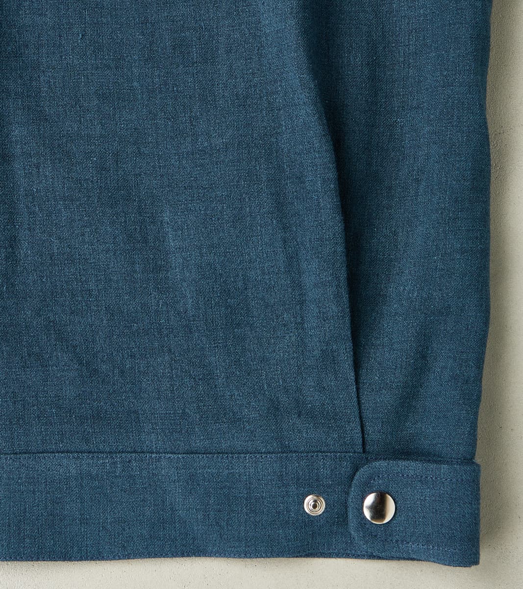 Belgium Linen & Wool Student Jacket - Prussian Blue