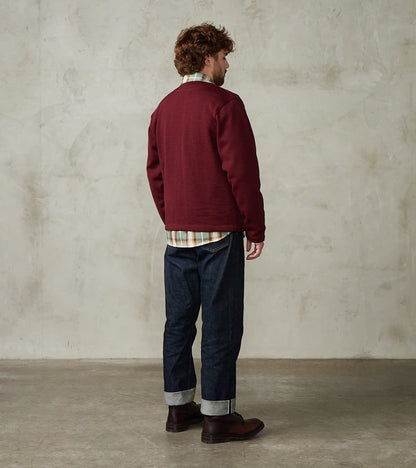 Spring Slouchy Cardigan - Burgundy
