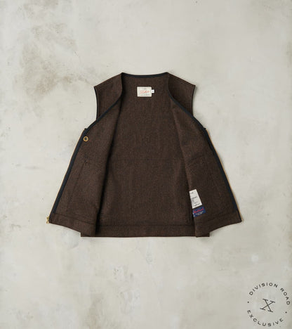 Cargo Vest - Moon Chocolate Herringbone & Fox Harvest Houndstooth